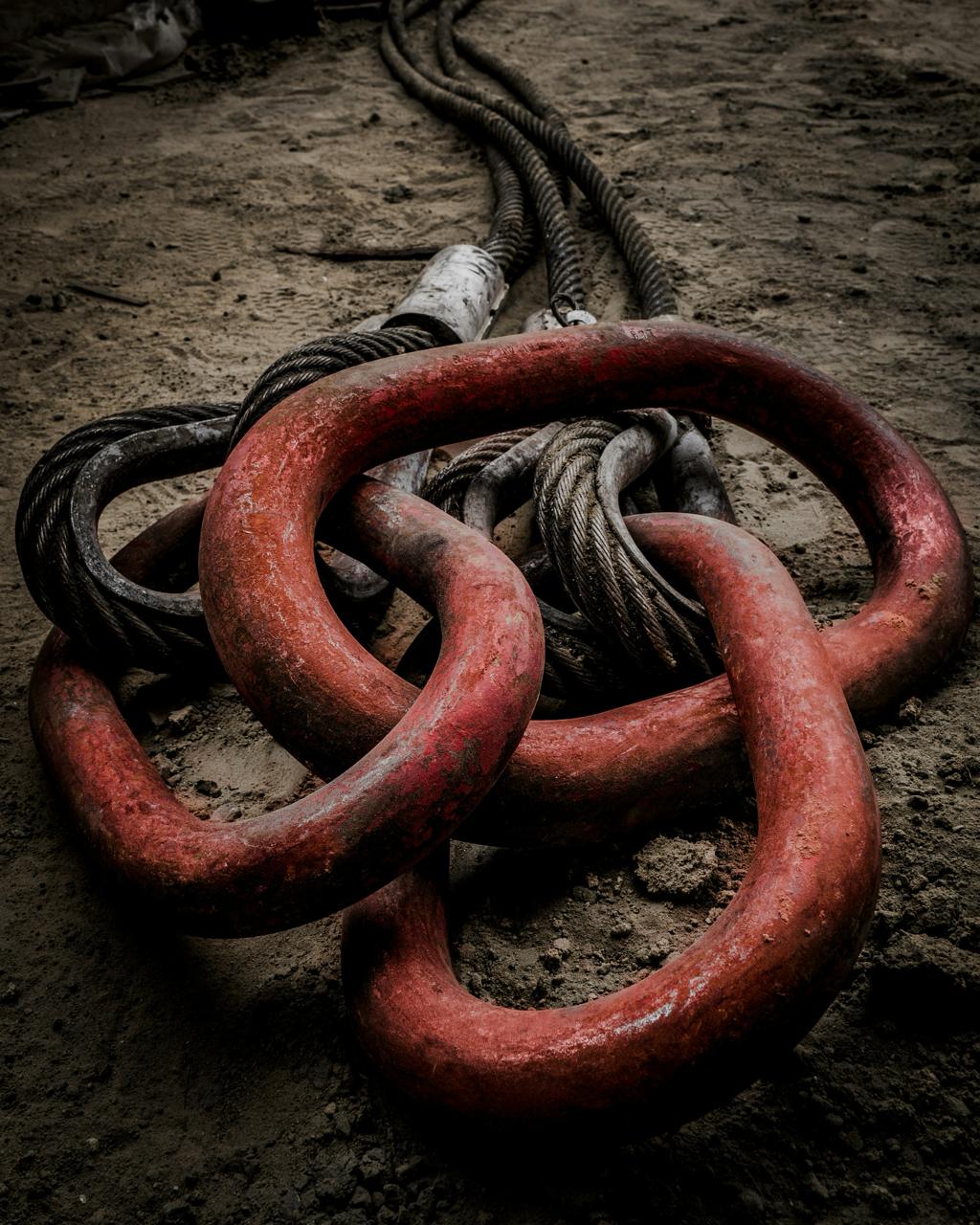 Wire rope slings on site — LOLER inspection